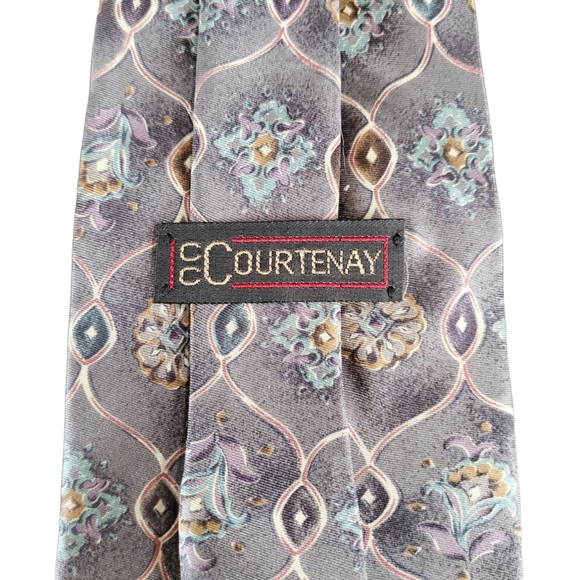 Vintage Courtenay Silk Tie - Picture 4 of 5